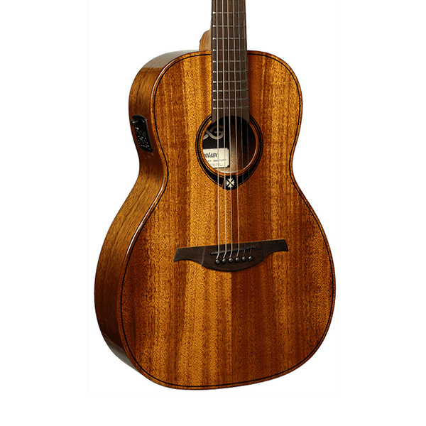 LAG GLA T98PE Tramontane Parlor Natural Akustik Gitar