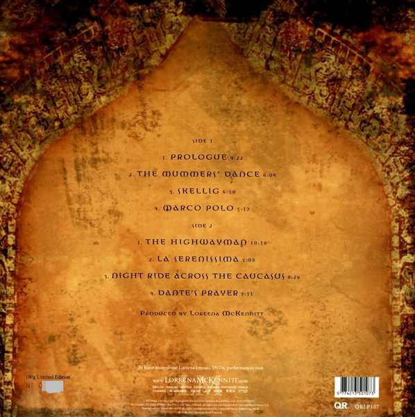 Loreena McKennitt – The Book Of Secrets (Limited Edition, Numbered)