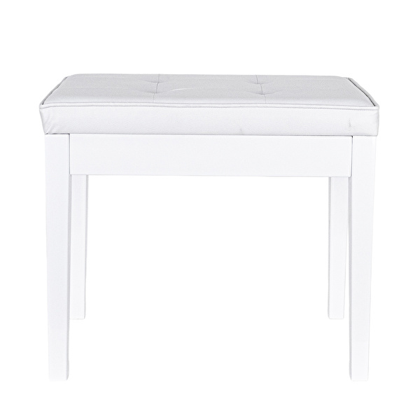 KOZMOS KPB-014-WHP Parlak Beyaz Piyano Taburesi