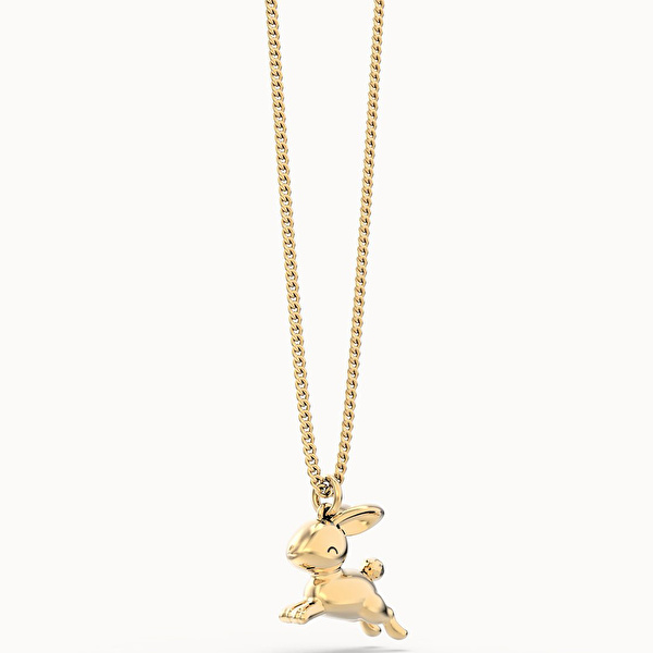 CHOCLI 18 Ayar Altın KaplamaTavşan Kolye