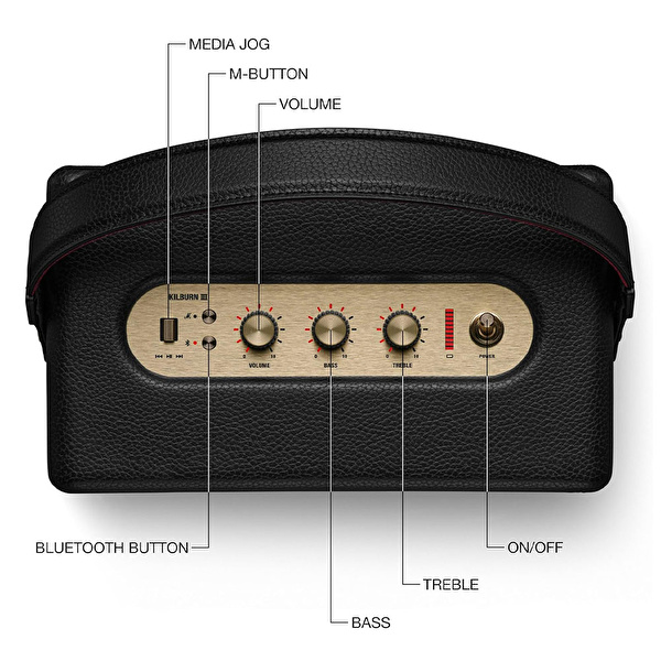 MARSHALL Kilburn III BT Siyah Bluetooth Hoparlör
