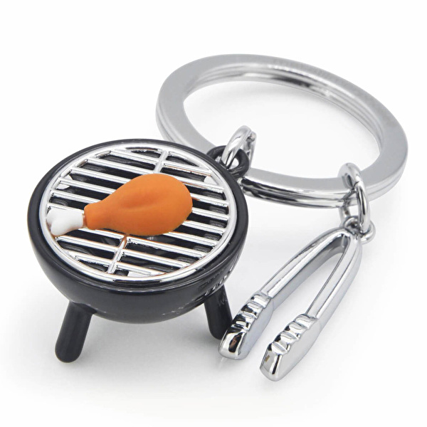 METALMORPHOSE Barbekü Tavuk Anahtarlık