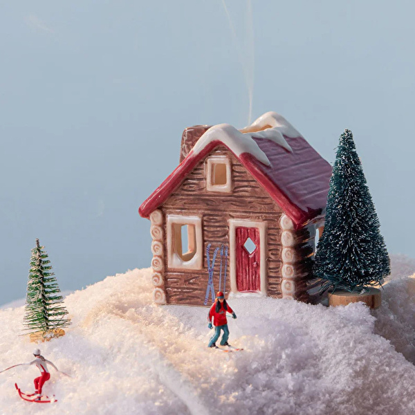 PADDYWAX No.05 Tütsü ve Tea Light Mumluk - Alpine Chalet