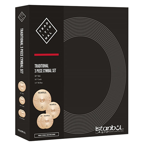 İSTANBUL AGOP ITRS - Traditional 3'lü Zil Seti