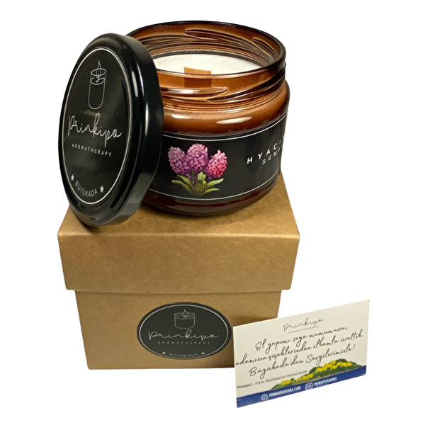 PRINKIPO Sümbül Kokulu Soya Mumu (300 ml)