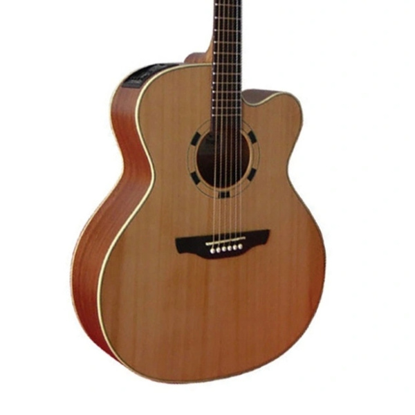 TAKAMINE ED05SC NS Natural Satin Jumbo Elektro Akustik Gitar
