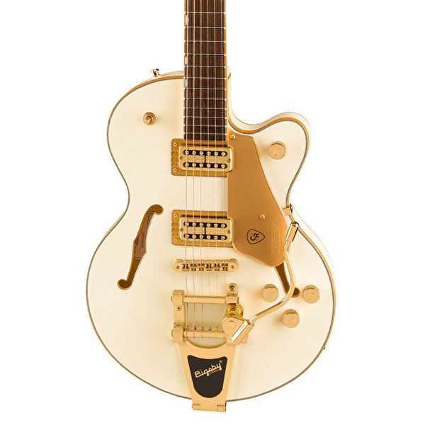 GRETSCH Chris Rocha Broadkaster Jr. Center Block Gülağacı Klavye Vintage White Elektro Gitar
