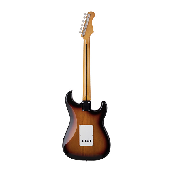 Kozmos KST-62LHSS-GRWN-3TS 62 HSS Gülağacı Klavye 3-Tone Sunburst Solak Elektro Gitar