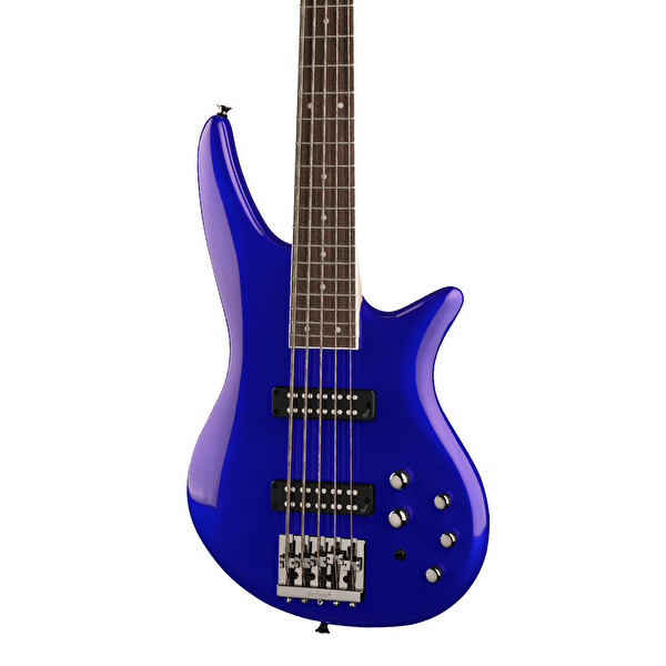 Jackson JS Serisi Spectra Bass JS3V Laurel Klavye Indigo Blue Bas Gitar