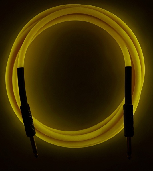Fender Professional Glow in the Dark Cable 3 Metre Turuncu Enstürman Kablosu