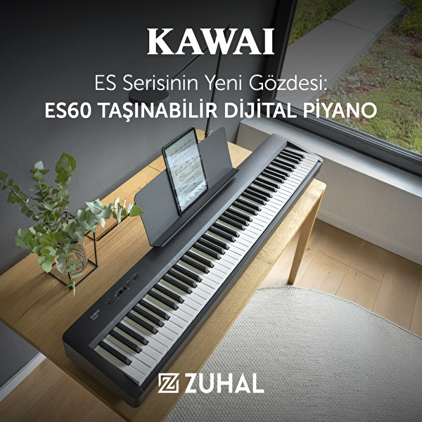 KAWAI ES60B Siyah Taşınabilir Dijital Piyano