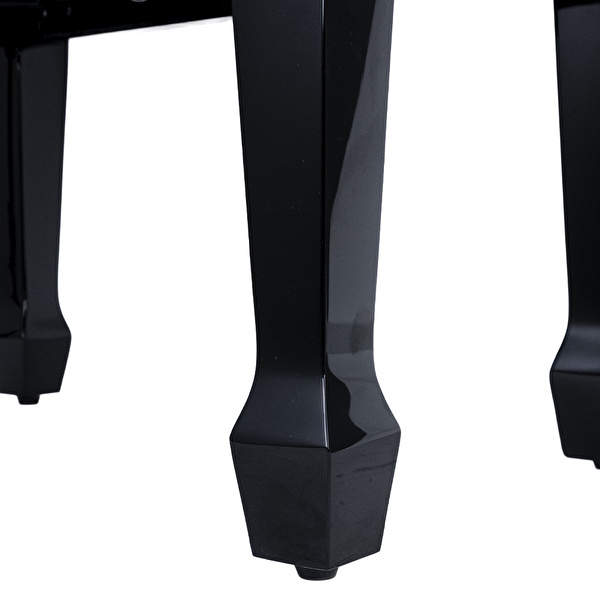 KOZMOS QT503-BK Ayarlı Piyano Taburesi - Siyah