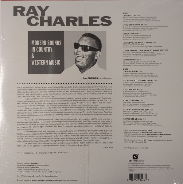 Ray Charles – Modern Sounds In Country And Western Music