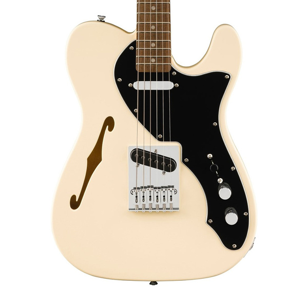 Squier Affinity Telecaster Thinline BPG Olympic White Elektro Gitar