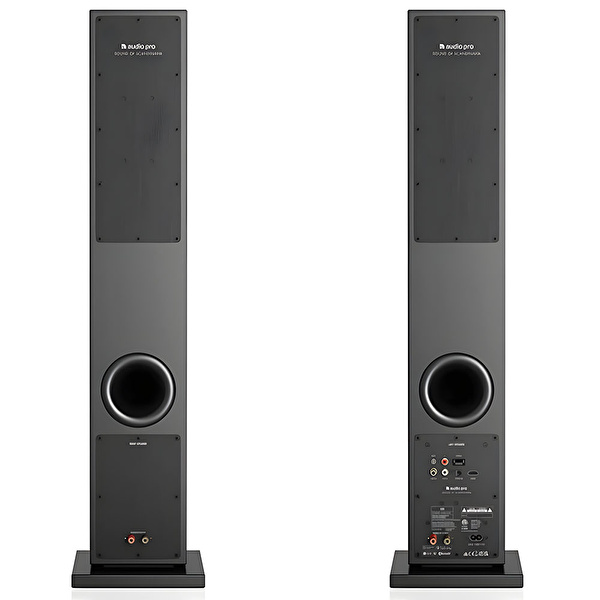 Audio Pro A38+SW-5 Siyah 2+1 Aktif Multiroom Akıllı Ev Hoparlörü Seti