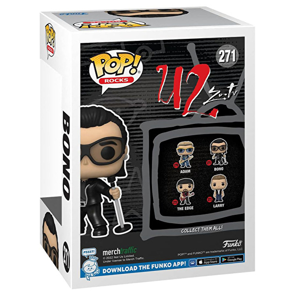 FUNKO POP Figür Rocks: U2 - ZooTV - Bono