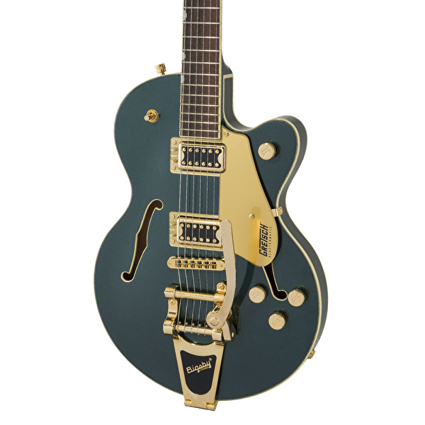 Gretsch G5655TG Electromatic Center Block Jr. Single-Cut with Bigsby and Gold Hardware Laurel Klavye Cadillac Green Elektro Gitar