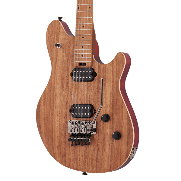 EVH Wolfgang WG Standard Exotic Koa Fırınlanmış Akçaağaç Klavye Natural Elektro Gitar