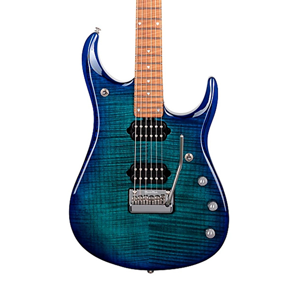 Music Man JP15 Roasted Akçaağaç Klavye Cerulean Paradise Flame Elektro Gitar