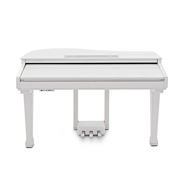 KOZMOS KDGP-20-WH Parlak Beyaz Mini Kuyruklu Dijital Piyano (Tabure & Kulaklık Hediyeli)