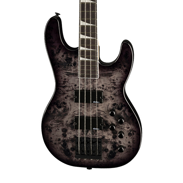 Jackson JS Concert Bass JS3P Amaranth Klavye Transparent Black Bas Gitar