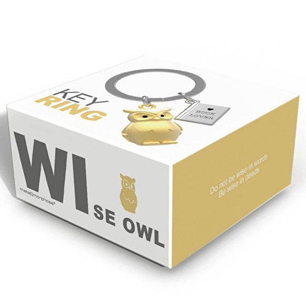 METALMORPHOSE Baykuş Kitap Anahtarlık