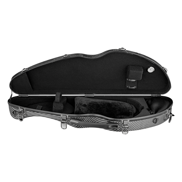 VANETTA VC-MOD500BK 4/4 Carbon Fiber Triangle Keman Taşıma Çantası