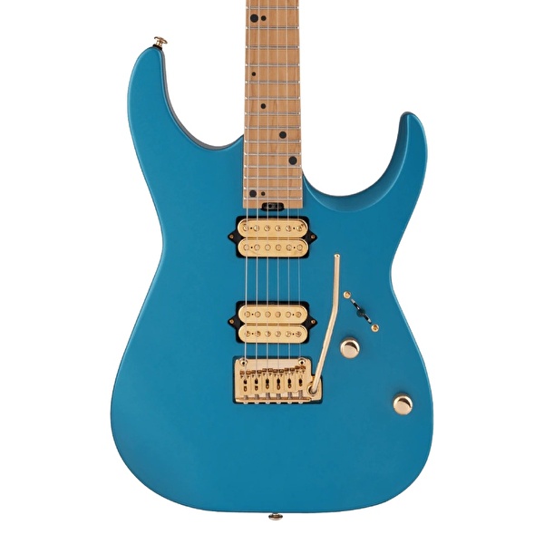 Charvel Angel Vivaldi Pro-Mod DK24-6 Nova Caramelized Akçaağaç Klavye Lucerne Aqua Firemist Elektro Gitar