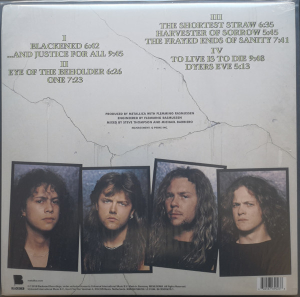 Metallica – ...And Justice For All (2018 Reissue, Remastered)
