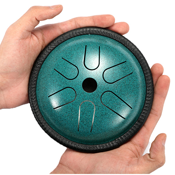 YOGIXO Tongue Drum 6 Notalı 5.5″ Malakit
