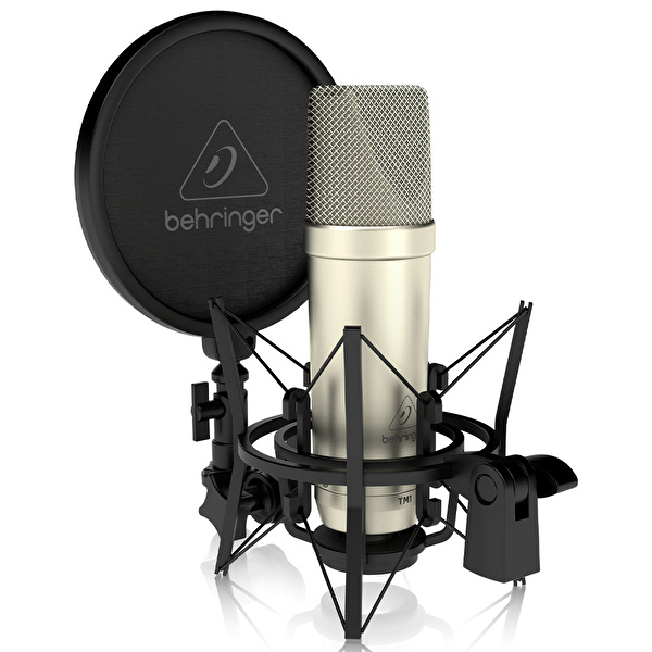 BEHRINGER TM1 Geniş Diyafram Kondenser Mikrofon (Aksesuar Seti Dahil)