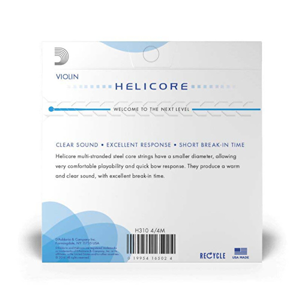 DADDARIO H310 HELICORE Keman Takım Tel