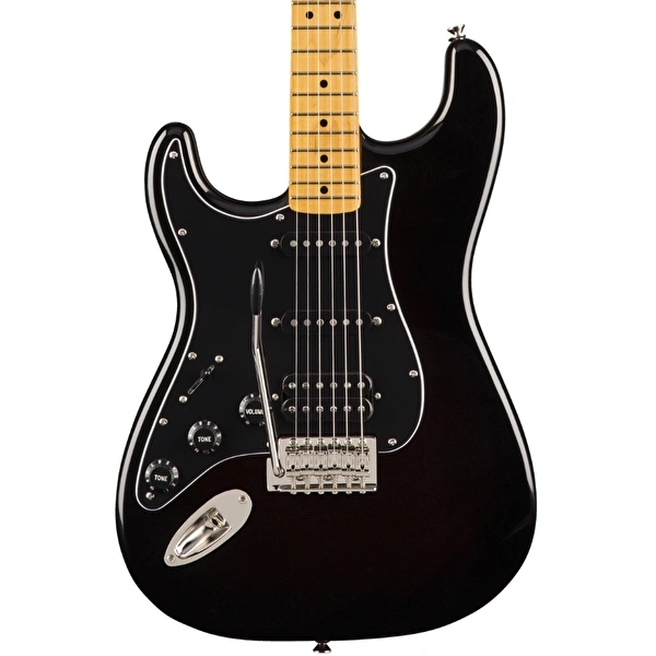 Squier Classic Vibe 70s Stratocaster HSS Solak Akcaagac Klavye Black Solak Elektro Gitar