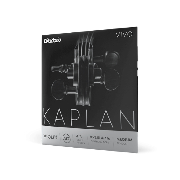 DADDARIO KV310 4/4M KAPLAN VIVO Keman Takım Tel - Medium Tension