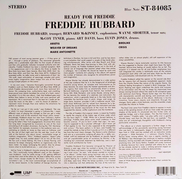 Freddie Hubbard – Ready For Freddie (Blue Note Classic Vinyl Series)