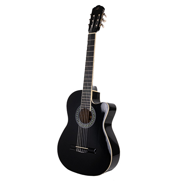 Barcelona LC 3900 CBK Cutaway Siyah Klasik Gitar