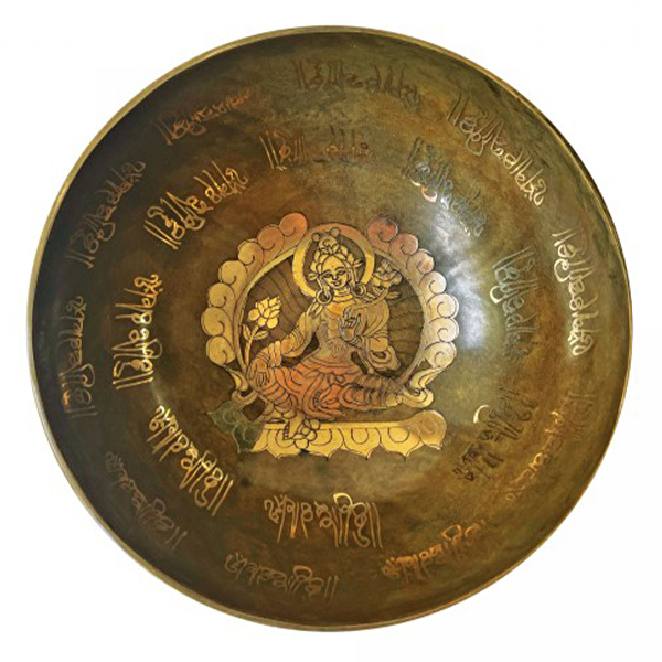 YOGIXO El Yapımı İşlemeli Tibet Kasesi 20 cm