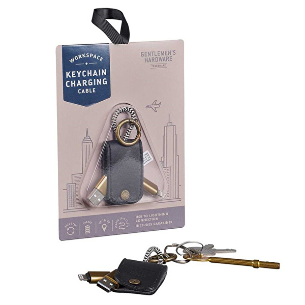 GENTLEMEN'S HARDWARE Lightning Şarj Kablosu Anahtarlık
