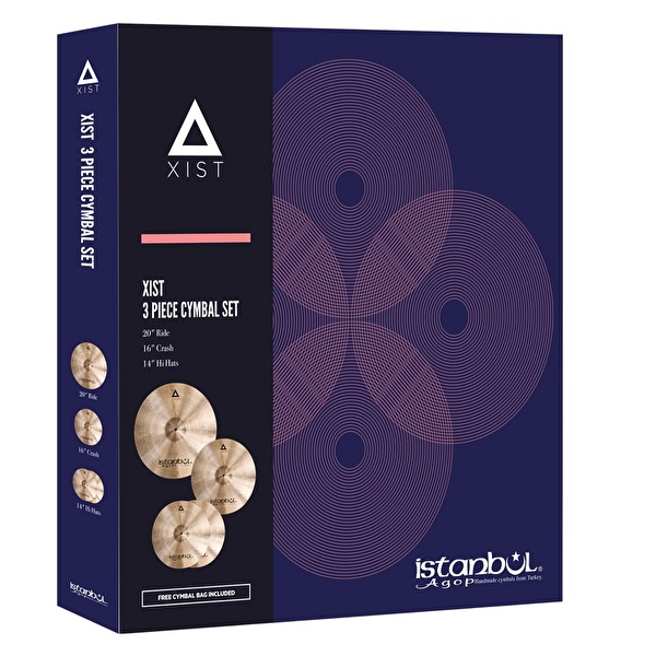 İSTANBUL AGOP IXS3 - Xist 3'lü Zil Seti