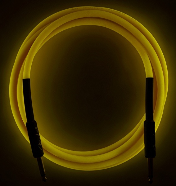 Fender Professional Glow in the Dark Cable 5.5 Metre Turuncu Kablo