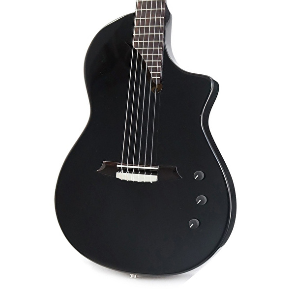 Martinez Hispania Black GT Elektro Klasik Gitar