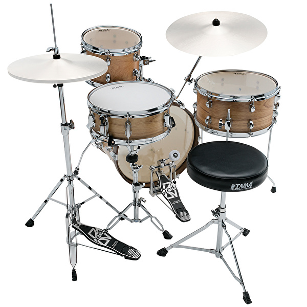TAMA LJL48H4-SBO Club-Jam Satin Blonde 4 Parça (18B/10T/14F/13S) Aksamlı Akustik Davul Seti