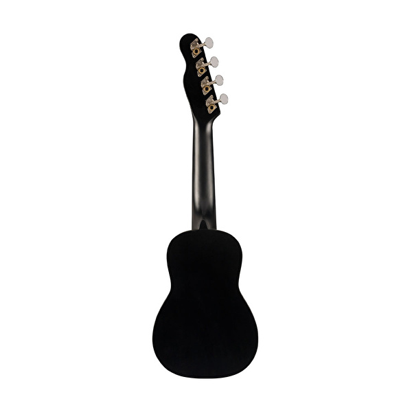Fender Venice Soprano Ceviz Klavye Siyah Ukulele