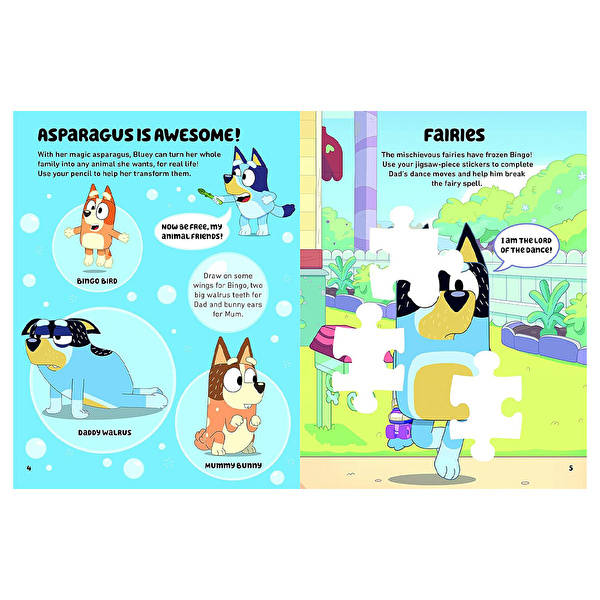 Bluey: Meet Bluey! Sticker Activity Book