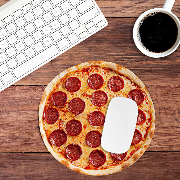 MUSTARD Pizza Mouse Pad