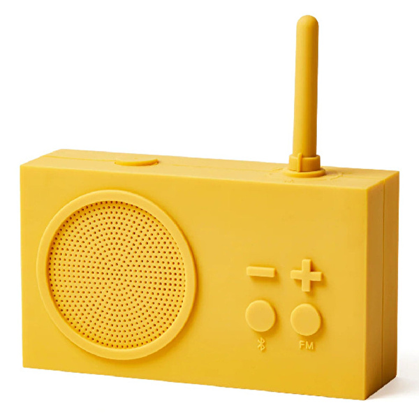 Lexon Tykho 3 Radyo ve Bluetooth Hoparlör Sarı