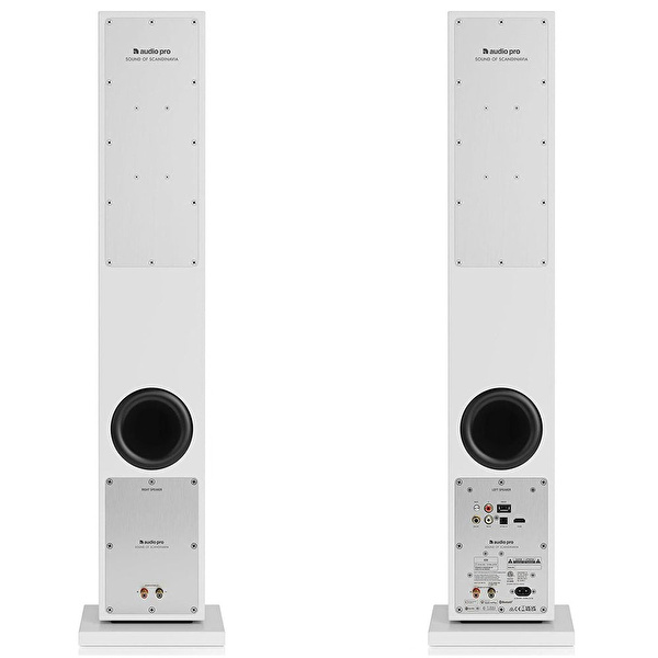 Audio Pro A38+SW-5 Beyaz 2+1 Aktif Multiroom Akıllı Ev Hoparlörü Seti