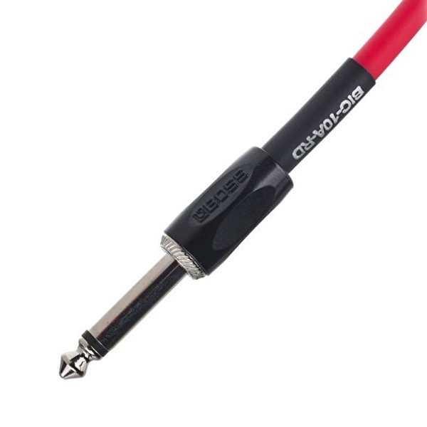 BOSS BIC-10A-RD Düz/L Uçlu 3m Enstrüman Kablosu
