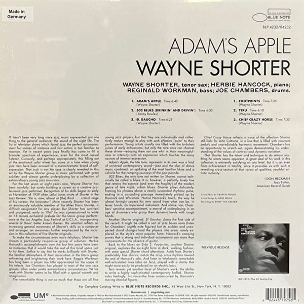 Wayne Shorter – Adam's Apple