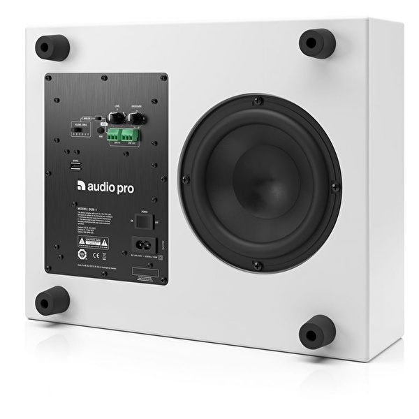 Audio Pro Business SUB-1 Beyaz Aktif Kablosuz Subwoofer (1,9Ghz)